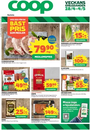 Coop-katalog i Sundsvall | Stort urval av erbjudanden | 2025-04-28T00:00:00.000Z - 2025-05-04T00:00:00.000Z
