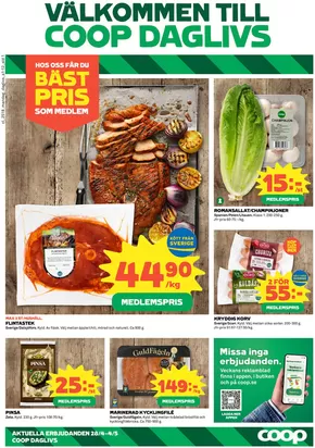 Coop Daglivs-katalog | Aktuella fynd och erbjudanden | 2025-04-28T00:00:00.000Z - 2025-05-04T00:00:00.000Z
