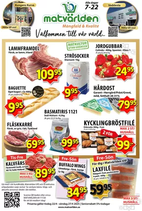Matvärlden-katalog | Veckans erbjudanden Veddesta & Kungens Kurva! | 2025-04-26T00:00:00.000Z - 2025-05-02T00:00:00.000Z