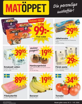 Matöppet-katalog i Vissefjärda | Matöppet Veckans DR-blad | 2025-05-05T00:00:00.000Z - 2025-05-11T00:00:00.000Z