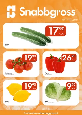 Snabbgross-katalog i Kaxholmen | Snabbgross Kampanjblad v. 19–20 | 2025-05-05T00:00:00.000Z - 2025-05-19T00:00:00.000Z