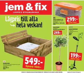 Jem&Fix-katalog i Riseberga | Jem&Fix reklamblad | 2025-05-04T00:00:00.000Z - 2025-05-11T00:00:00.000Z