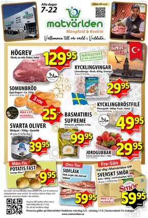 Matvärlden-katalog i Täby | Veckans erbjudanden Veddesta! | 2025-05-05T00:00:00.000Z - 2025-05-11T00:00:00.000Z