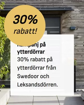 Upp till 30% rabatt!