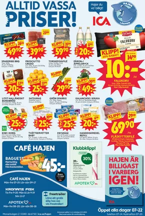 ICA Hajen Lågpris reklamblad