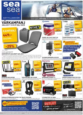 SeaSea-katalog | Sveriges största butikskedja för båttillbehör! | 2025-05-07T00:00:00.000Z - 2025-05-29T00:00:00.000Z