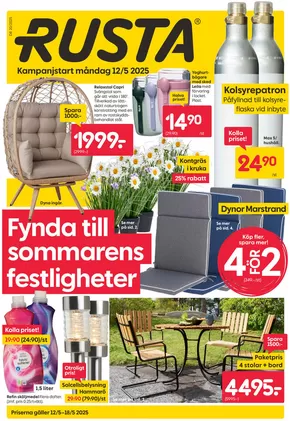 Rusta-katalog i Luleå | Rusta reklambad | 2025-05-12T00:00:00.000Z - 2025-05-18T00:00:00.000Z