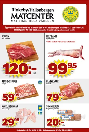 Matcenter-katalog | Veckans erbjudanden Matcenter | 2025-05-12T00:00:00.000Z - 2025-05-18T00:00:00.000Z