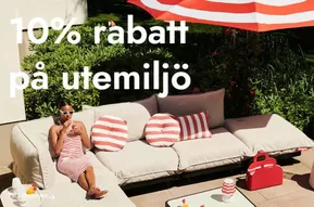 10% rabatt på utemiljö!
