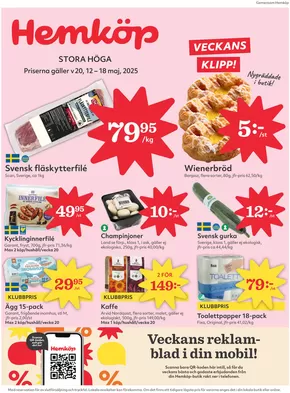 Hemköp-katalog i Aröd | Top-deals för alla kunder | 2025-05-12T00:00:00.000Z - 2025-05-18T00:00:00.000Z