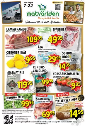 Matvärlden-katalog i Kista | Veckans erbjudanden Veddesta! | 2025-05-14T00:00:00.000Z - 2025-05-20T00:00:00.000Z