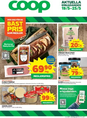 Coop-katalog i Västbjörka | Exklusiva deals och fynd | 2025-05-19T00:00:00.000Z - 2025-05-25T00:00:00.000Z