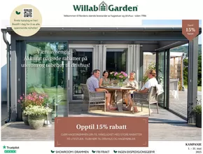 Willab Garden-katalog i Solna | Opptil 15% rabatt! | 2025-05-15T00:00:00.000Z - 2025-05-31T00:00:00.000Z