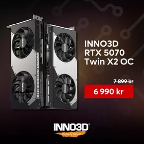Inet-katalog i Lund (Skåne) | Inno3D RTX5070 Twin X2 OC! | 2025-05-15T00:00:00.000Z - 2025-05-31T00:00:00.000Z