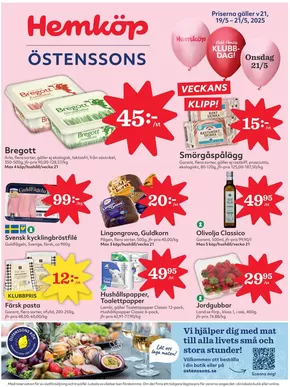 Östenssons-katalog i Linköping | Östenssons reklambad | 2025-05-19T00:00:00.000Z - 2025-05-21T00:00:00.000Z