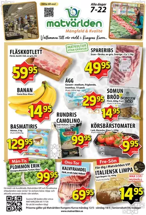 Matvärlden-katalog | Veckans erbjudanden Kungens Kurva! | 2025-05-18T00:00:00.000Z - 2025-05-24T00:00:00.000Z
