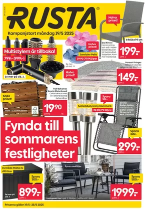 Rusta-katalog i Eksjö | Rusta reklambad | 2025-05-19T00:00:00.000Z - 2025-05-25T00:00:00.000Z