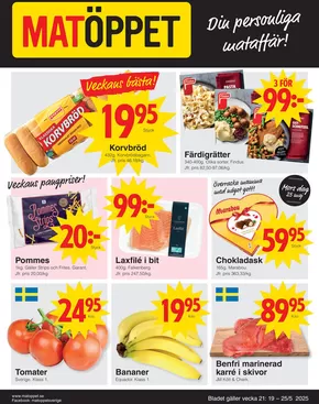 Matöppet-katalog i Sundbyberg | Matöppet Veckans DR-blad | 2025-05-19T00:00:00.000Z - 2025-05-25T00:00:00.000Z