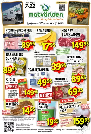 Matvärlden-katalog i Järfälla | Veckans erbjudanden Veddesta! | 2025-05-19T00:00:00.000Z - 2025-05-25T00:00:00.000Z