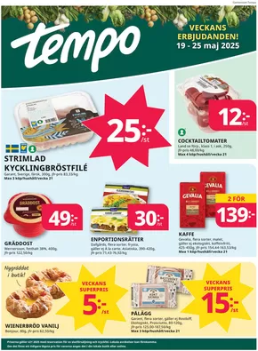 Tempo-katalog i Sundbyberg | Veckans erbjudanden Tempo | 2025-05-19T00:00:00.000Z - 2025-05-25T00:00:00.000Z