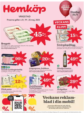 Hemköp-katalog i Stockholm | Erbjudanden för fyndjägare | 2025-05-19T00:00:00.000Z - 2025-05-25T00:00:00.000Z
