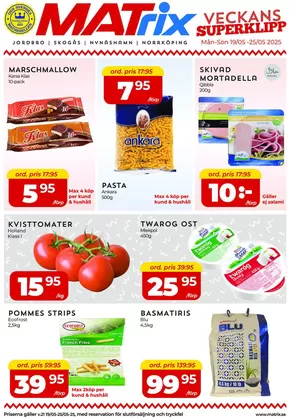 Matrix Butikerna-katalog i Salem | Matrix Veckans Annons | 2025-05-19T00:00:00.000Z - 2025-05-25T00:00:00.000Z