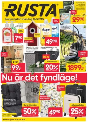 Rusta-katalog i Ängelholm | Rusta reklambad | 2025-05-26T00:00:00.000Z - 2025-06-01T00:00:00.000Z