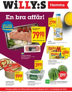 Willys-katalog i Båstad | Willys Erbjudanden | 2025-05-26T00:00:00.000Z - 2025-06-01T00:00:00.000Z