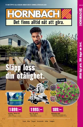 Hornbach-katalog i Borås | Det finns alltid nåt att göra! | 2025-05-26T00:00:00.000Z - 2025-06-22T00:00:00.000Z