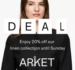 ARKET-katalog | Enjoy 20% Off our linen collection! | 2025-05-28T00:00:00.000Z - 2025-05-31T00:00:00.000Z