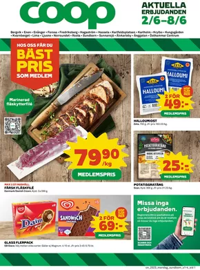 Coop-katalog i Ljusne | Top-erbjudanden för sparrävar | 2025-06-02T00:00:00.000Z - 2025-06-08T00:00:00.000Z