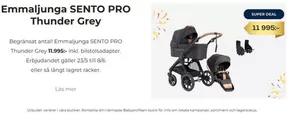 Babyproffsen-katalog i Hudiksvall | Emmaljunga sento pro Thunder Grey! | 2025-05-29T00:00:00.000Z - 2025-06-08T00:00:00.000Z