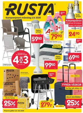 Rusta-katalog i Stockholm | Rusta reklambad | 2025-06-02T00:00:00.000Z - 2025-06-08T00:00:00.000Z