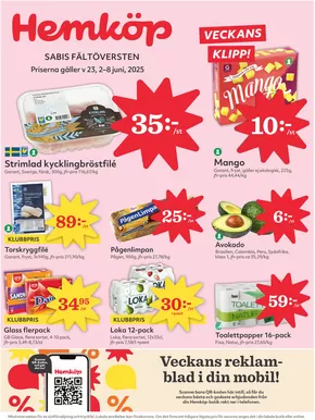 Hemköp-katalog i Stockholm | Aktuella fynd och erbjudanden | 2025-06-02T00:00:00.000Z - 2025-06-08T00:00:00.000Z