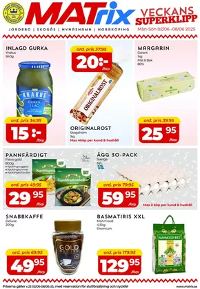 Matrix Butikerna-katalog i Tumba | Matrix Veckans Annons | 2025-06-02T00:00:00.000Z - 2025-06-08T00:00:00.000Z