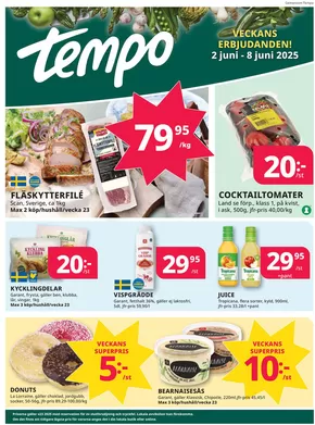 Tempo-katalog i Erikstad | Veckans erbjudanden Tempo | 2025-06-02T00:00:00.000Z - 2025-06-08T00:00:00.000Z