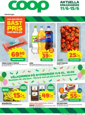 Coop-katalog | Fantastiska rabatter på utvalda produkter | 2025-06-09T00:00:00.000Z - 2025-06-15T00:00:00.000Z