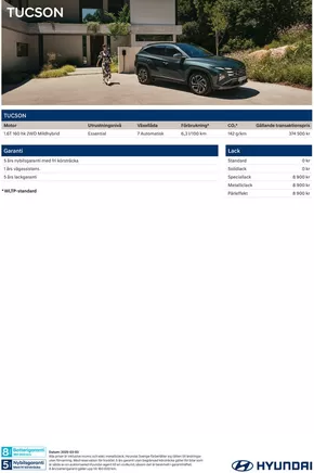 Hyundai-katalog i Haninge | Hyundai Prislista TUCSON | 2025-06-06T00:00:00.000Z - 2026-06-06T00:00:00.000Z