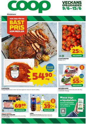 Coop-katalog | Nya erbjudanden att upptäcka | 2025-06-09T00:00:00.000Z - 2025-06-15T00:00:00.000Z