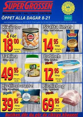 Supergrossen-katalog i Tumba | Veckans erbjudande! | 2025-06-09T00:00:00.000Z - 2025-06-15T00:00:00.000Z