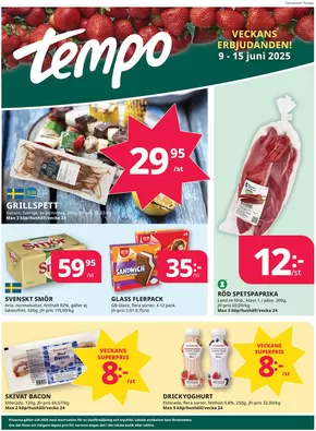 Tempo-katalog | Veckans erbjudanden Tempo | 2025-06-09T00:00:00.000Z - 2025-06-15T00:00:00.000Z