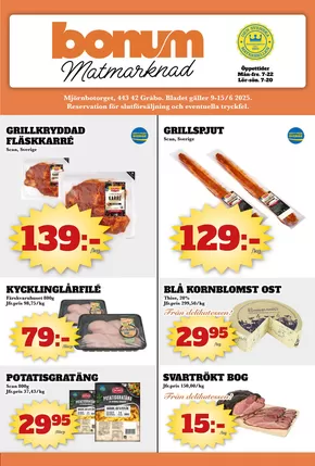 Bonum Matmarknad-katalog i Alingsås | Bonum Matmarknad reklambad | 2025-06-10T00:00:00.000Z - 2025-06-15T00:00:00.000Z