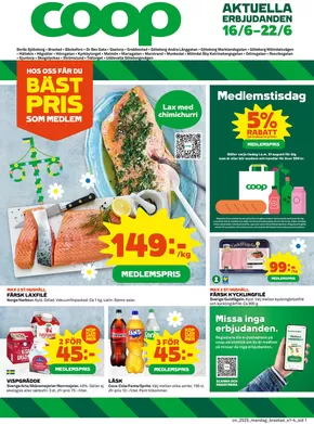 Coop-katalog i Kungsbacka | Erbjudanden för fyndjägare | 2025-06-16T00:00:00.000Z - 2025-06-22T00:00:00.000Z