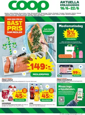 Coop-katalog i Gislaved | Top-deals för alla kunder | 2025-06-16T00:00:00.000Z - 2025-06-22T00:00:00.000Z