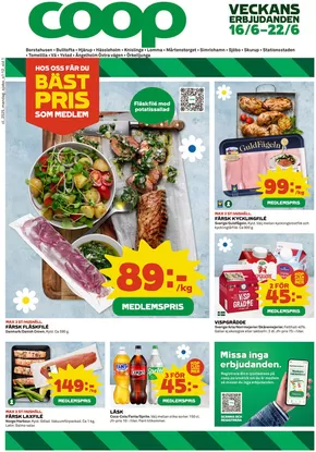 Coop-katalog i Lund (Skåne) | Spara nu med våra deals | 2025-06-16T00:00:00.000Z - 2025-06-22T00:00:00.000Z
