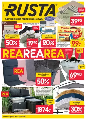Rusta-katalog i Vimmerby | Rusta reklambad | 2025-06-16T00:00:00.000Z - 2025-06-22T00:00:00.000Z