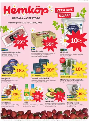 Hemköp-katalog i Delsbo | Spara nu med våra deals | 2025-06-16T00:00:00.000Z - 2025-06-22T00:00:00.000Z