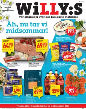 Willys-katalog i Bromölla | Attraktiva specialerbjudanden för alla | 2025-06-16T00:00:00.000Z - 2025-06-22T00:00:00.000Z