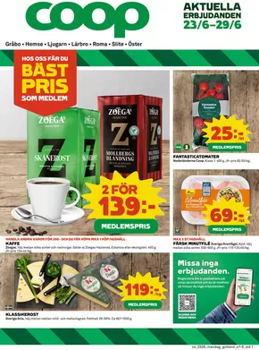 Coop-katalog i Slite | Top-deals och rabatter | 2025-06-23T00:00:00.000Z - 2025-06-29T00:00:00.000Z