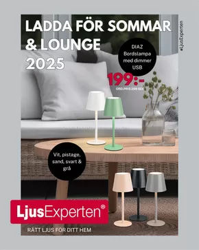 LjusExperten-katalog i Eskilstuna | Ladda för sommar & lounge! | 2025-06-19T00:00:00.000Z - 2025-07-09T00:00:00.000Z